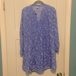 Long sleeve flowy dress